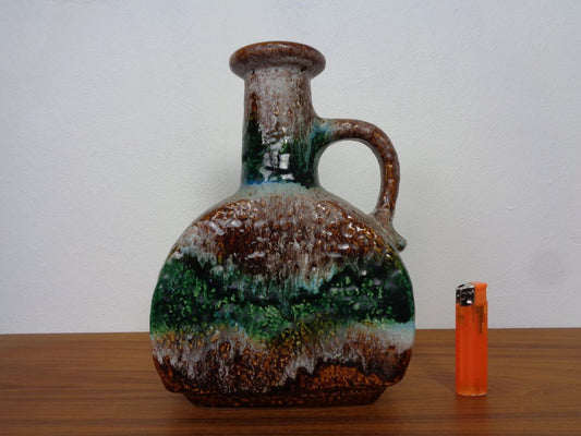 West German Glazed Ceramic Vase 603/25 from Dümler & Breiden, 1970s