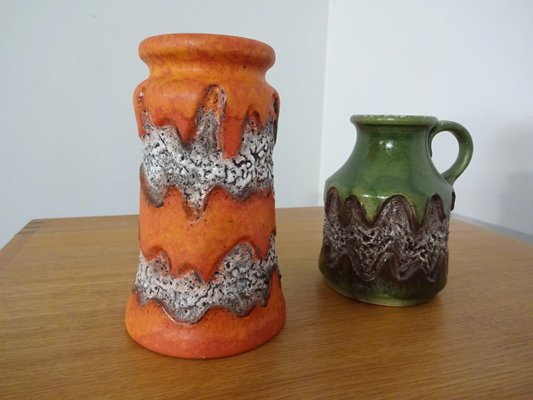 West German Pottery Vases from Dümler & Breiden, 1970s, Set of 2-RDW-560291