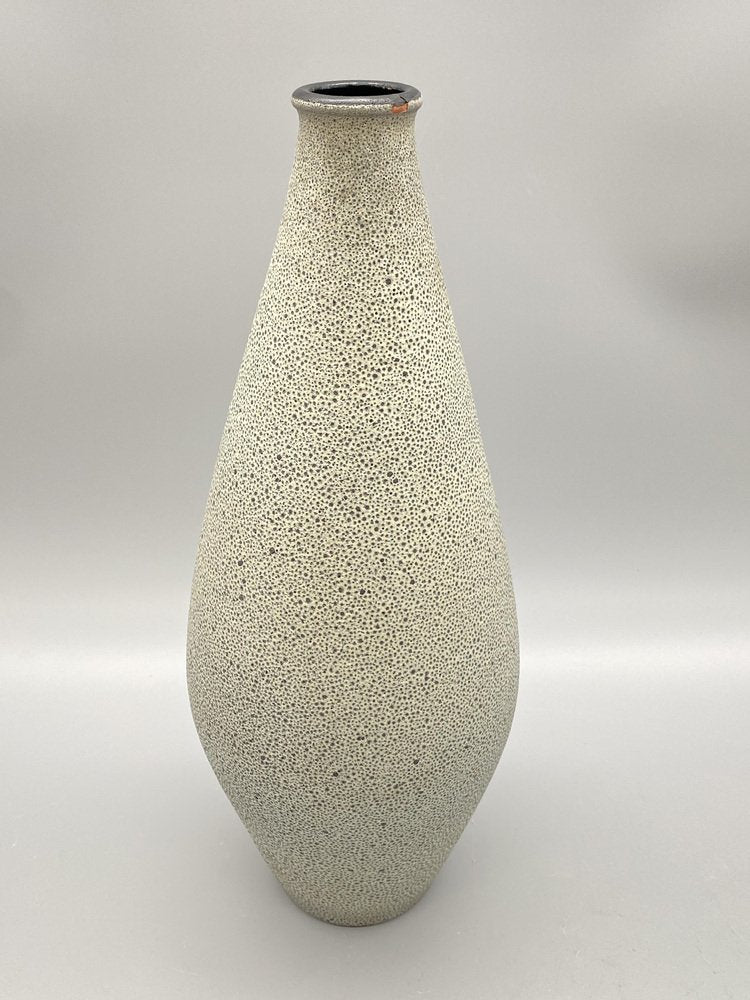 West German Studio Ceramic Fat Lava Vase, Germany, 1960s