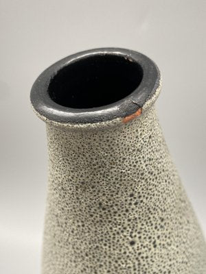 West German Studio Ceramic Fat Lava Vase, Germany, 1960s