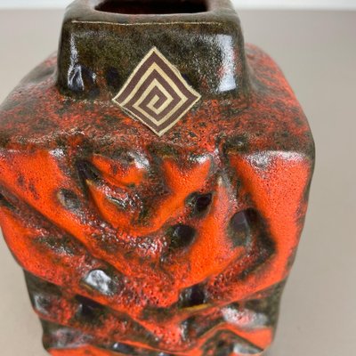 WGP Fat Lava Ceramic Pottery Vase by Carstens Tönnieshof, Germany, 1970s-QZ-1052879