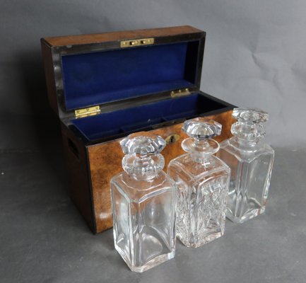 Whiskey Box and Decanters, Set of 4-WSV-2019885