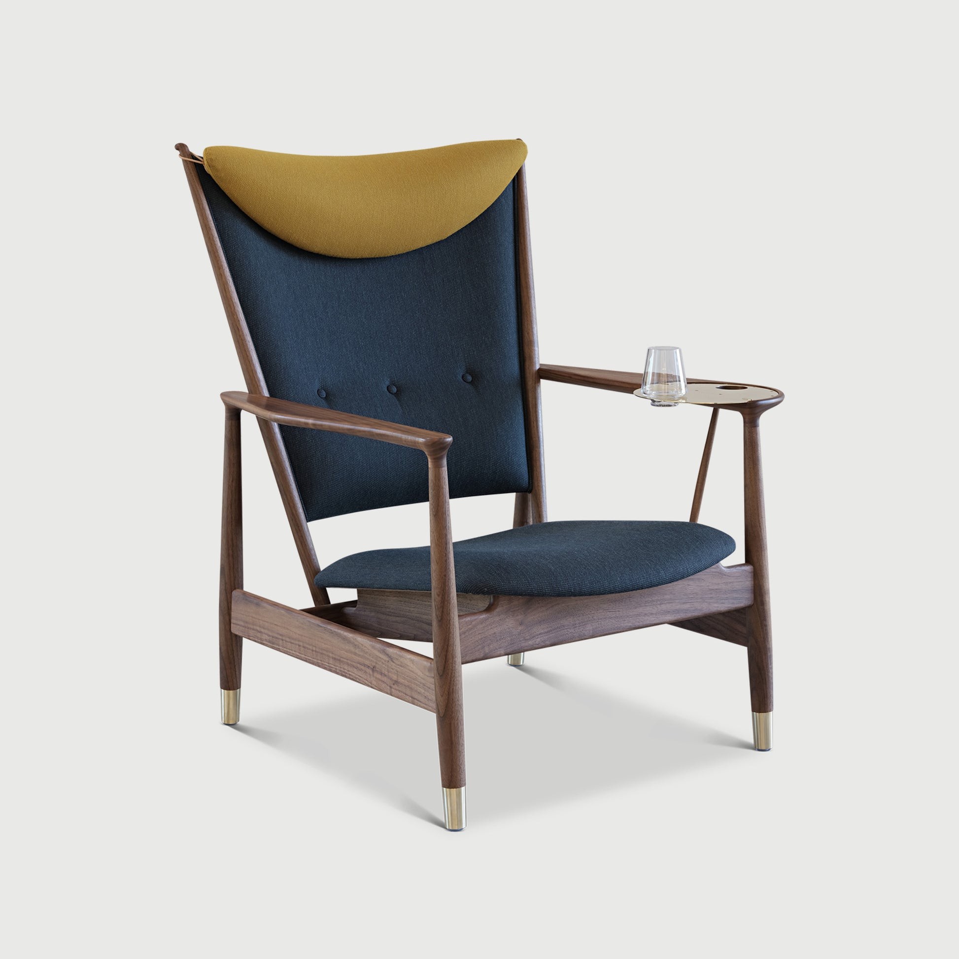 THE WHISKY CHAIR by House of Finn Juhl #Walnut / Watercolour | Dark Conifer / Watercolour | Golden Syrup