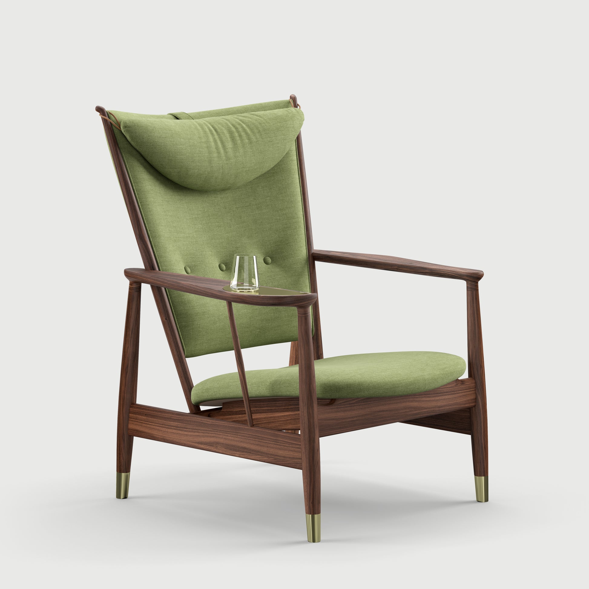 THE WHISKY CHAIR by House of Finn Juhl #Walnut / Remix | 933 / Remix | 933