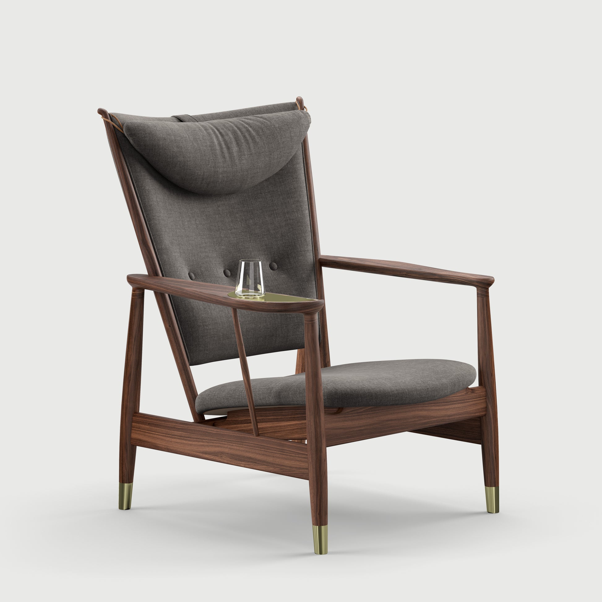 THE WHISKY CHAIR by House of Finn Juhl #Walnut / Remix | 183 / Remix | 183