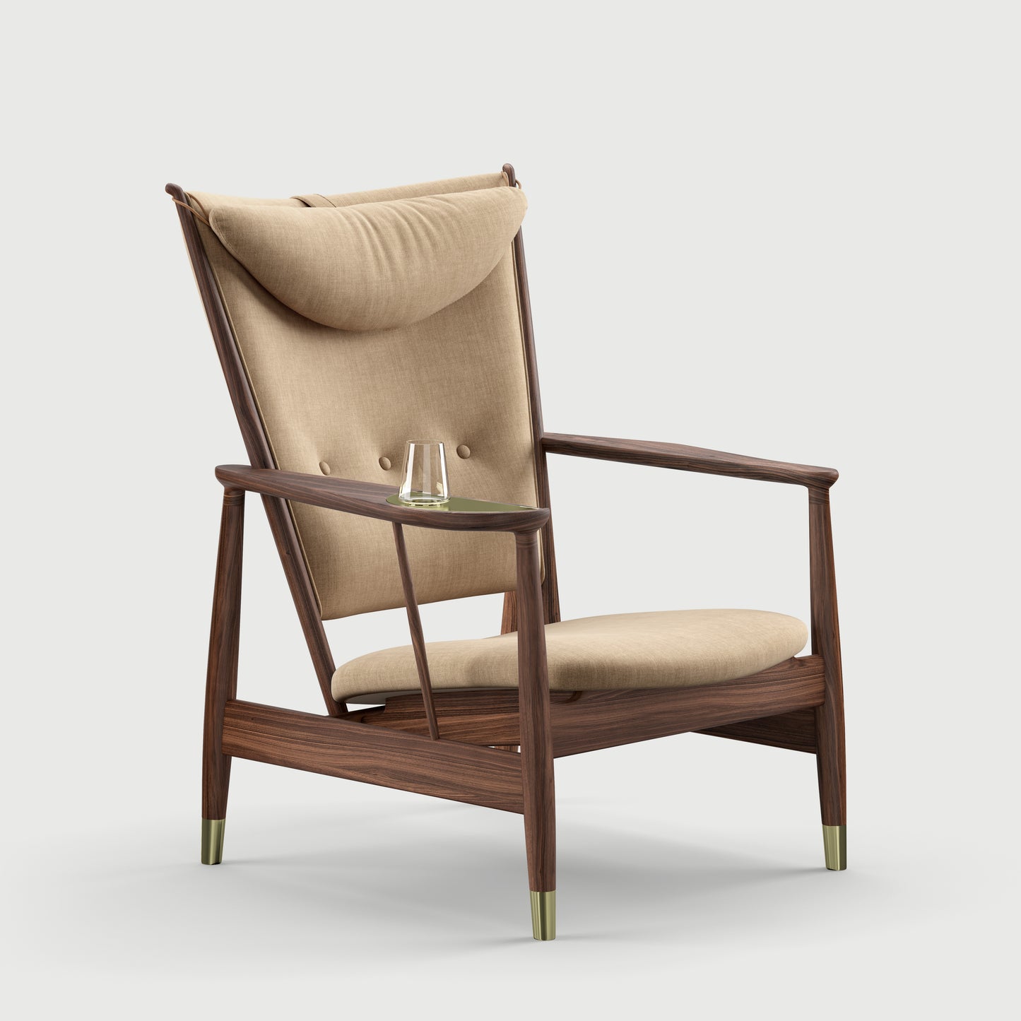 THE WHISKY CHAIR by House of Finn Juhl #Walnut / Remix | 412 / Remix | 412