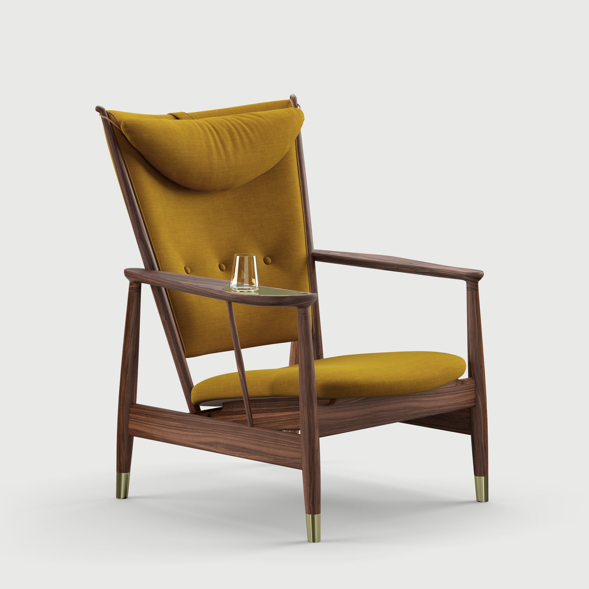 THE WHISKY CHAIR by House of Finn Juhl #Walnut / Remix | 612 / Remix | 612