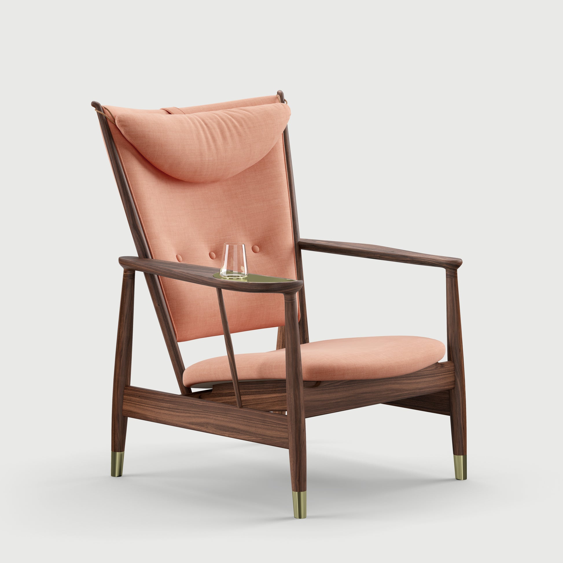 THE WHISKY CHAIR by House of Finn Juhl #Walnut / Remix | 823 / Remix | 823