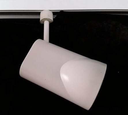 White 2-Spotlight Strip Ceiling Lamp from Staff, 1970s-HOI-869101