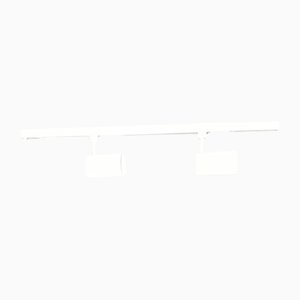 White 2-Spotlight Strip Ceiling Lamp from Staff, 1970s-HOI-869101