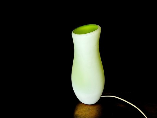 White and Green Mylonit Leaning Table Lamp attributed to Ikea, 1999-SCS-2040537