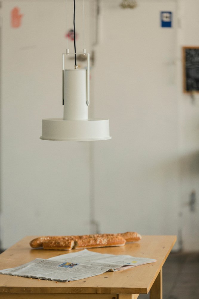 White Arne Domus Pendant Lamp by Santa & Cole