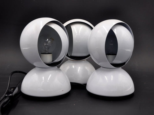 White Artemide Eclisse Lamps by Vico Magistretti for Artemide, 2000s, Set of 4