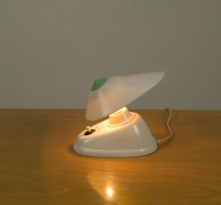 White Bakelite Table or Wall Lamp, 1960s-TZ-732156