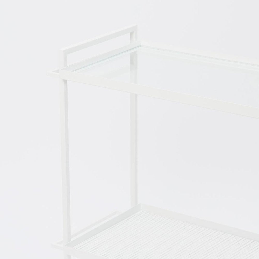 White Bauhaus Trolley by Kristina Dam Studio