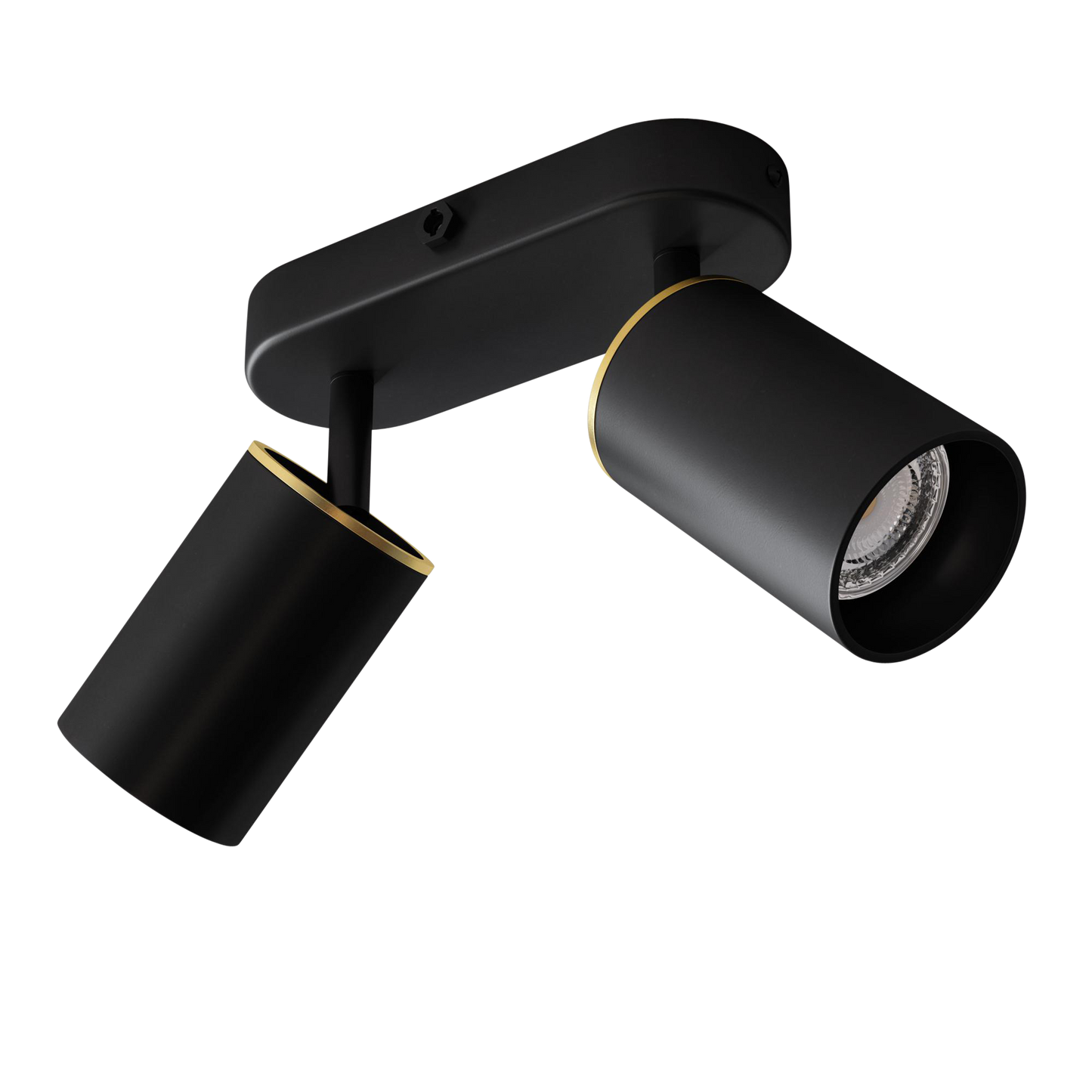 Edgespot Double 65 Spot by Edgeform #Black / Brass