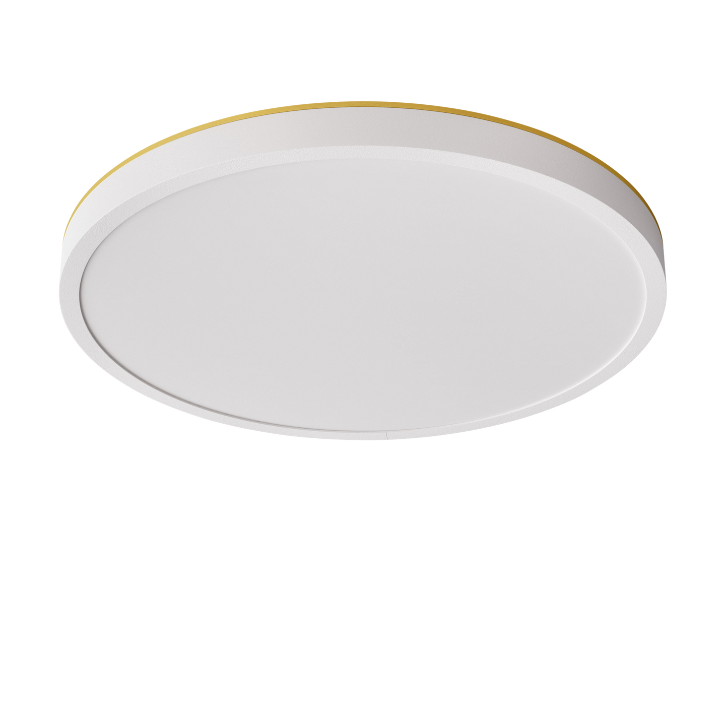 Plafon 30 Ceiling Light by Edgeform #White / Brass