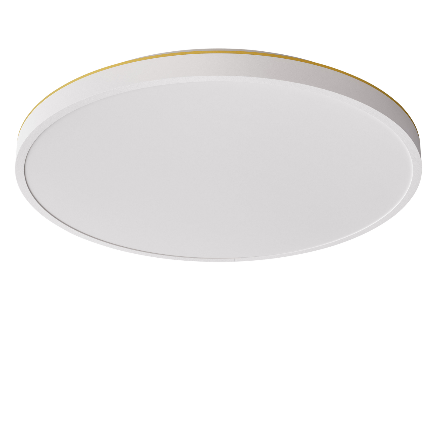 Plafon 45 Ceiling Light by Edgeform #White / Brass