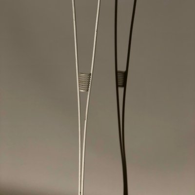 White Blue Floor Lamp, 1960s-CQE-674284