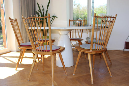 White Calacatta Finale Marble Dining Table by Peter Draenert for Draenert, 1970s