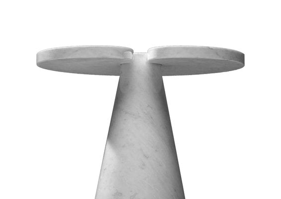 White Carrara Marble Eros Coffee Tables by Angelo Mangiarotti for Skipper, 1976, Set of 2-RPH-864633