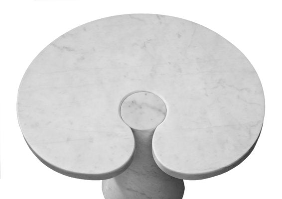 White Carrara Marble Eros Coffee Tables by Angelo Mangiarotti for Skipper, 1976, Set of 2-RPH-864633