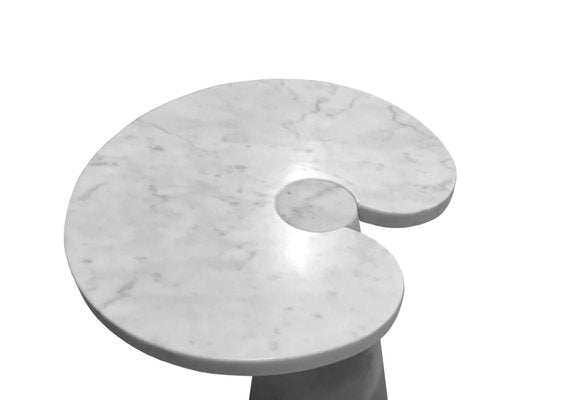 White Carrara Marble Eros Coffee Tables by Angelo Mangiarotti for Skipper, 1976, Set of 2-RPH-864633