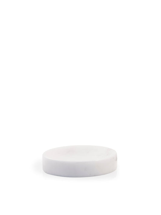 White Carrara Marble Soap Dish from FiammettaV Home Collection