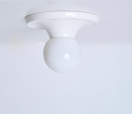 White Ceiling Lamp attributed to Castiglioni for Flos, Italy, 1970s-JDR-1750906