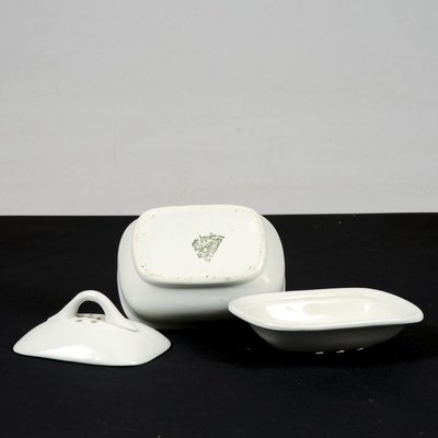 White Ceramic Box or Soap Holder by S.C. Richard-RAQ-1784754