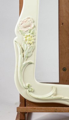 White Ceramic Frame with Relief Decorations, 1990s-RAQ-948188