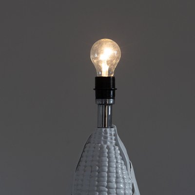 White Ceramic Table Lamp, 1960s-SXX-1803502