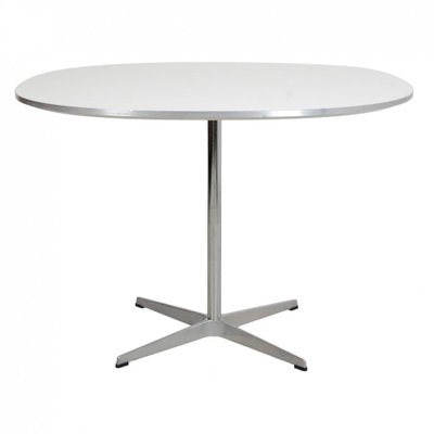 White Circular Table by Piet Hein for Fritz Hansen, 2000s-MTD-1400251