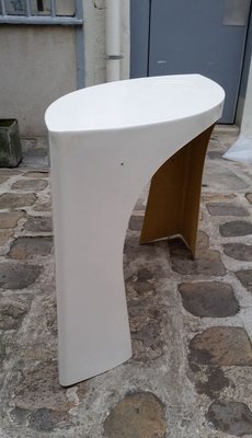 White Console Table attributed to Charlotte Perriand, 1960s-RJQ-728012