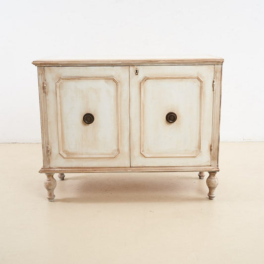 White Credenza with Two Doors