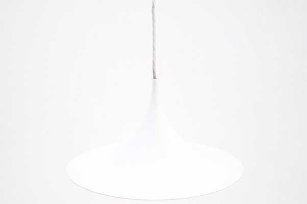 White Danish Pendant Lamp, 1960s-BXB-1146028