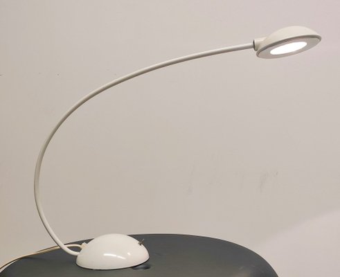 White Desk Lamp by C. Zaffaroni, Italy, 1980s-AKW-2019729