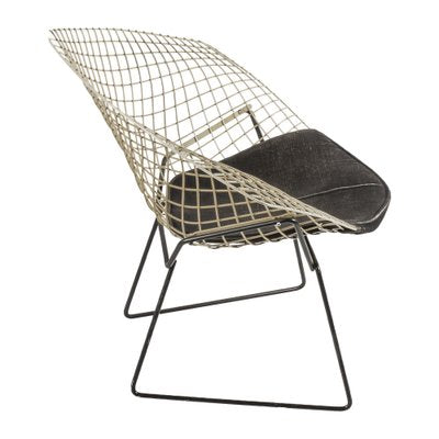 White Diamond Chair attributed to Harry Bertoia for Knoll-XMR-982655