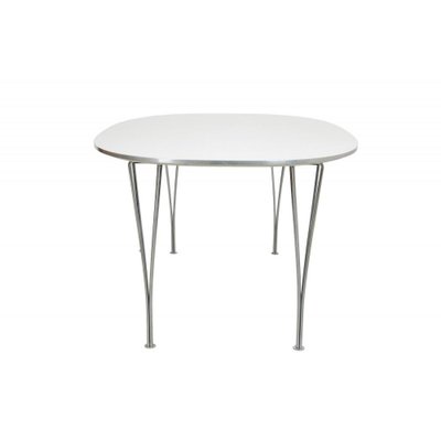 White Dining Table by Piet Hein, 1980s-MTD-1807563