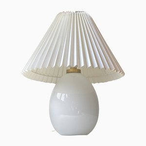 White Egg-Shaped Table Lamp by Poul Seest Andersen for Le Klint, 1970s-LCR-1382358