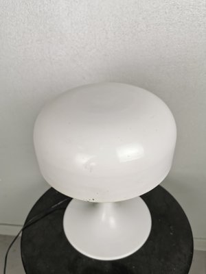 White Enameled Metal Table Lamp from Stilnovo, 1970s-PRS-928637