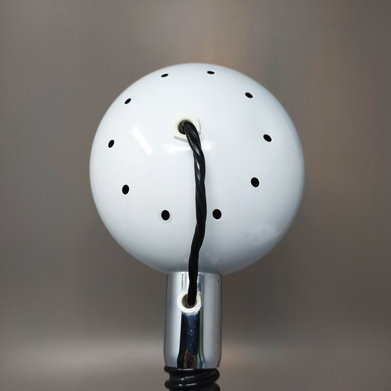 White Eyeball Table Lamp by Reggiani, Italy, 1970s