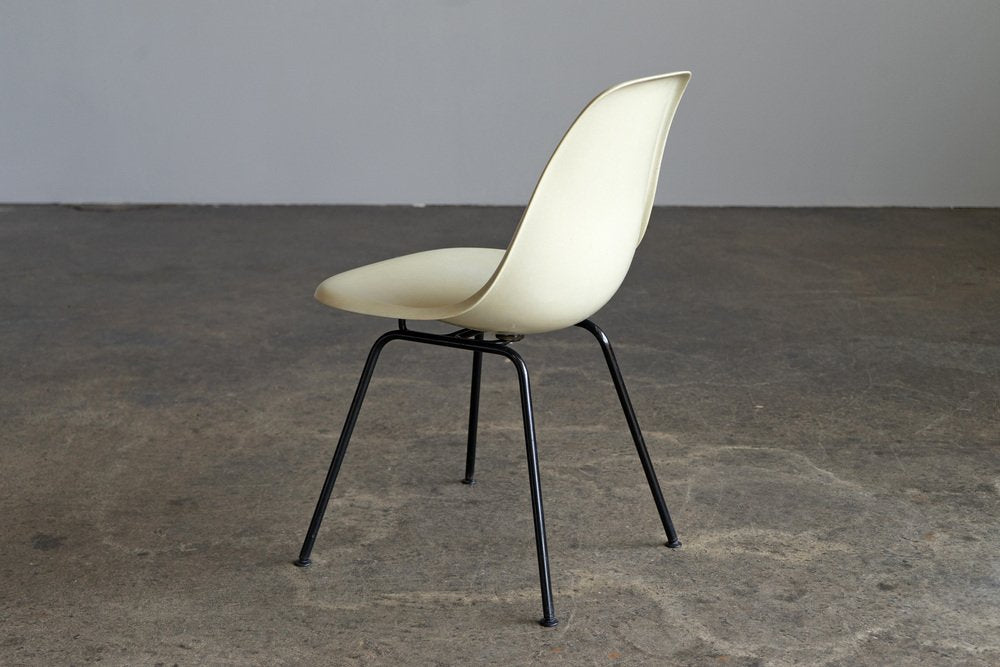 White Fiberglass Side Chair by Charles & Ray Eames for Herman Miller, 1960s