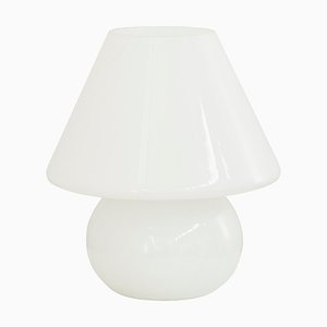 White Filigree Mushroom Lamp in Murano Glass, Italy-MPO-1279471