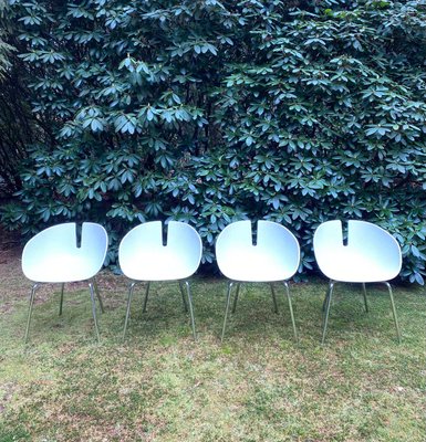 White Fjord Moroso Chairs by Patricia Urquiola, 2002, Set of 4-LL-1081471