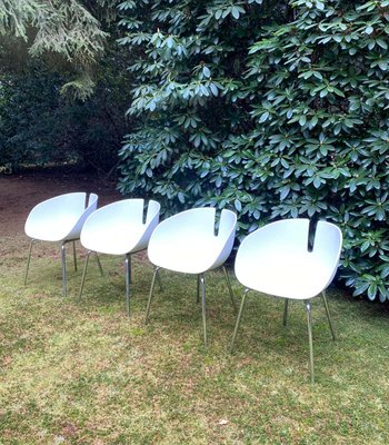 White Fjord Moroso Chairs by Patricia Urquiola, 2002, Set of 4-LL-1081471