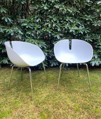 White Fjord Moroso Chairs by Patricia Urquiola, 2002, Set of 4-LL-1081471