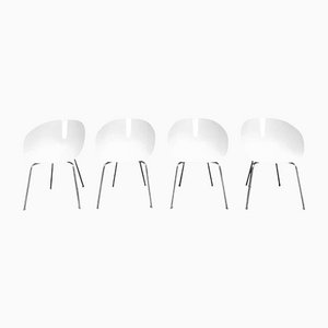 White Fjord Moroso Chairs by Patricia Urquiola, 2002, Set of 4-LL-1081471