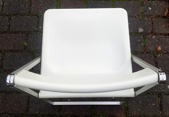 White Folding Chair by F. Hero & K. Odermatt for Interlübke, 1970s-QDP-1724138