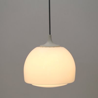 White Glass Elisse Chandelier by Claudio Salocchi for Lumenform, 1970s-EZ-1131579